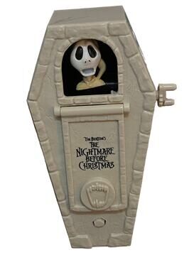 Nightmare Before Christmas Jack Wind Up Coffin Bank Works 1999 Figure Sega